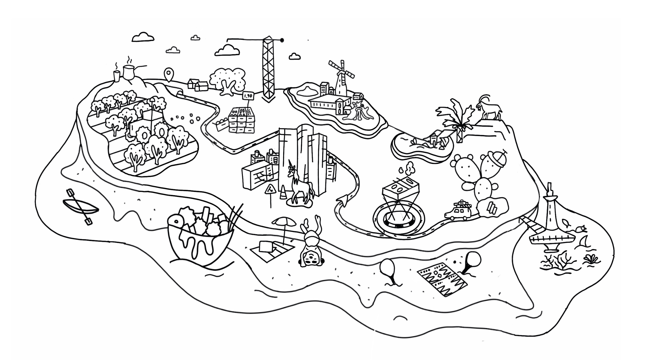 The original sketch of the GPC map