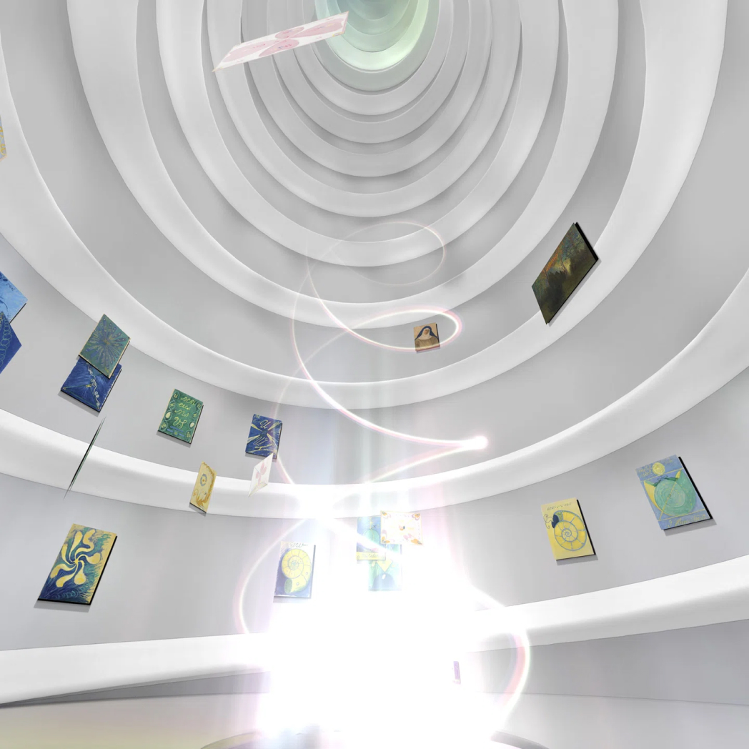 Yarden Givoni's sketches of a hamsa and fan